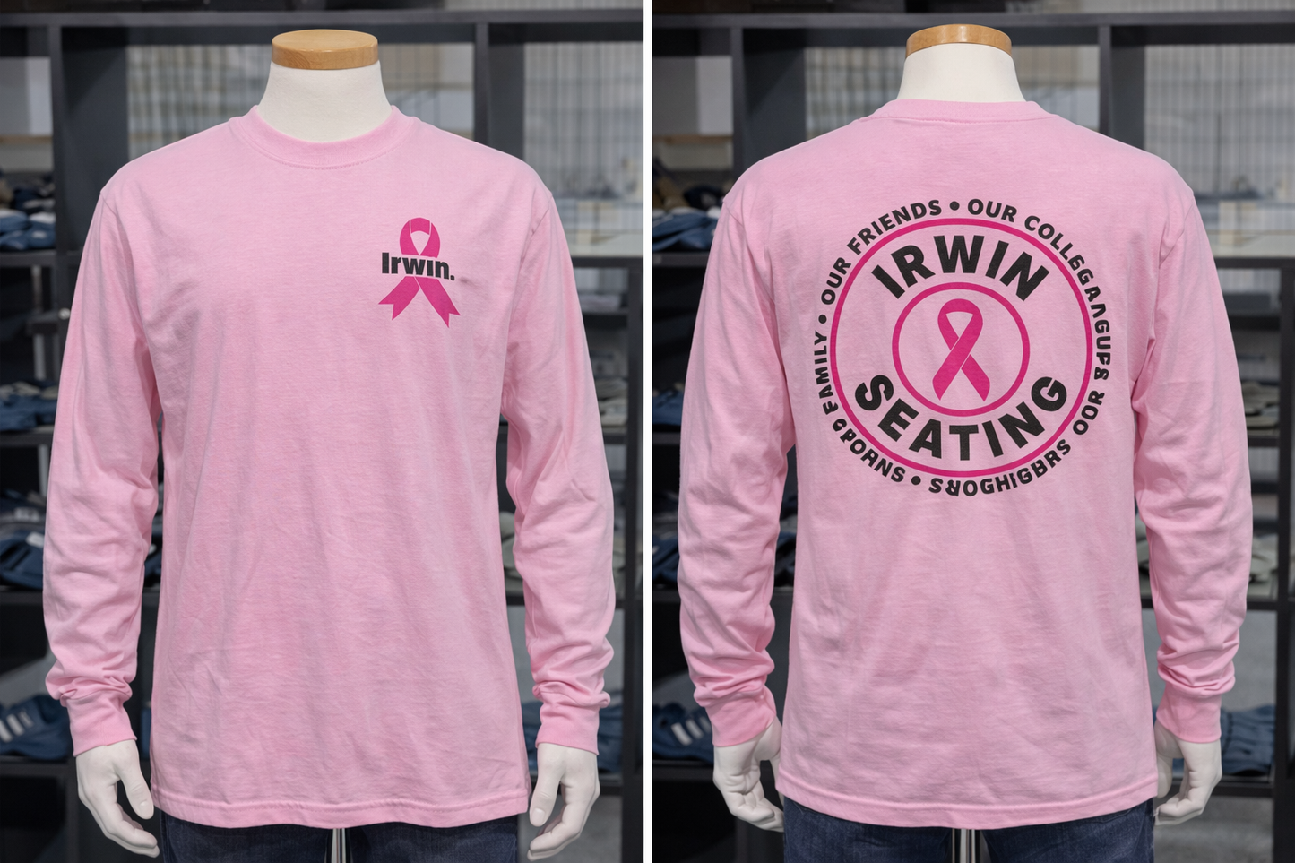 October Pink Long Sleeves