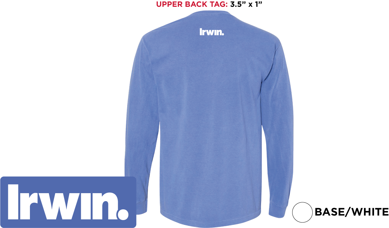 Irwin Blue Pocket Long Sleeve