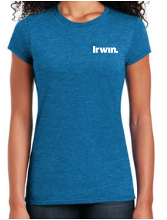 Irwin Blue Ladies T-Shirt